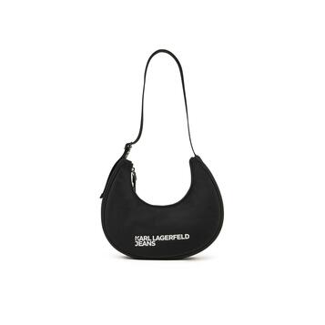Γυναικεία Τσάντα Χειρός Karl Lagerfeld Jeans Essential Nylon Moon Bag Black A1W30231-999 Γυναικεία Τσάντα Χειρός Karl Lagerfeld Jeans Essential Nylon Moon Bag Black A1W30231-999