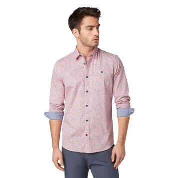 Ανδρικό Πουκάμισο Tom Tailor Floyd Red/Blue 1009346-16836