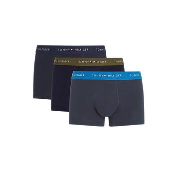 Ανδρικά Εσώρουχα Tommy Hilfiger 3p Wb Trunk Desert Sky_ Deep Indigo_ Putting Green UM0UM02763-0SU