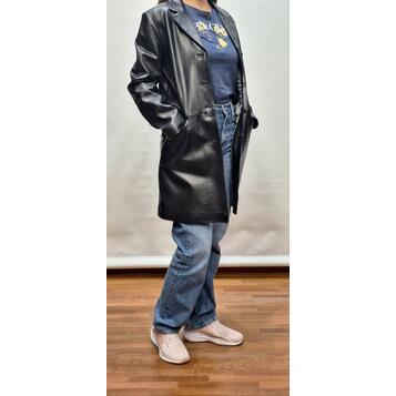 Γυναικείο Δερμάτινο Over Skins MEGAN-BLACK