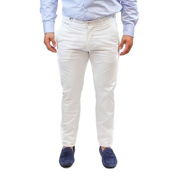 Vittorio Artist Trousers in White COMO-WHITE