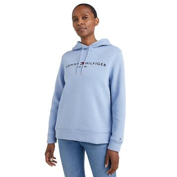 Γυναικείο Φούτερ Tommy Hilfiger Regural Hilfiger Hoodie Moon Blue WW0WW26410-DYB Γυναικείο Φούτερ Tommy Hilfiger Regural Hilfiger Hoodie Moon Blue WW0WW26410-DYB