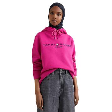 Γυναικείο Φούτερ Tommy Hilfiger Regural Hilfiger Hoodie Eccentric Magenta WW0WW26410-TZO Γυναικείο Φούτερ Tommy Hilfiger Regural Hilfiger Hoodie Eccentric Magenta WW0WW26410-TZO