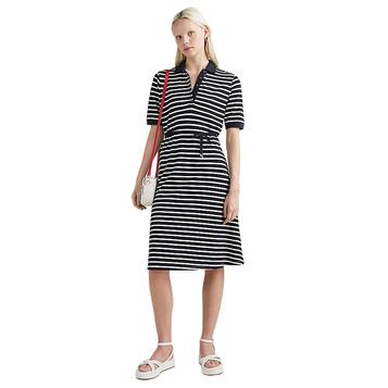 Γυναικείο Φόρεμα Tommy Hilfiger Rlx F And F Stripe Polo Drs 1_2 Slv Breton Stp Desert Sky_ White WW0WW37831-0X1 Γυναικείο Φόρεμα Tommy Hilfiger Rlx F And F Stripe Polo Drs 1_2 Slv Breton Stp Desert Sky_ White WW0WW37831-0X1