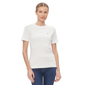 Γυναικείο T-Shirt Tommy Hilfiger New Slim Cody C_Nk Ss White WW0WW40587-YBL