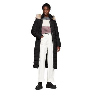 Γυναικείο Μπουφάν Tommy Hilfiger Heritage Down Tyra Maxi With Fur WW0WW43601-BDS