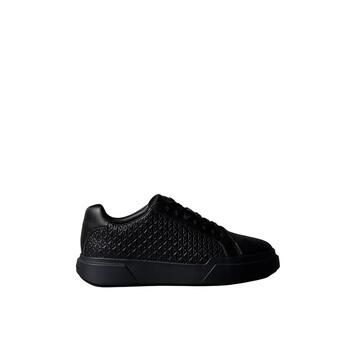 Ανδρικά Sneakers Calvin Klein Chunky Cupsole Laceup Lth Aop Triple Black YM0YM01383-0GJ