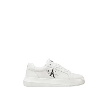 Γυναικεία Sneakers Calvin Klein Chunky Cupsole Leaceup Mon Lth Wn White YW0YW00823-YBR