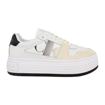 Γυναικεία Sneakers Calvin Klein Bold Flatf Low Lace Mix Nbs Sat Bright White_ Black YW0YW01308-01W Γυναικεία Sneakers Calvin Klein Bold Flatf Low Lace Mix Nbs Sat Bright White_ Black YW0YW01308-01W