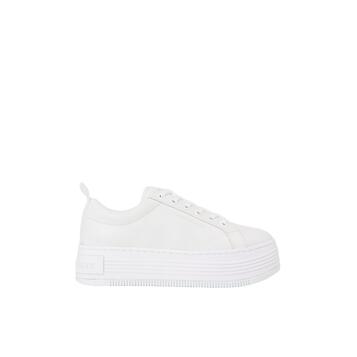Γυναικεία Sneakers Calvin Klein Bold Flatf Low Laceup Lth In Lum Triple Bright White YW0YW01309-0K4