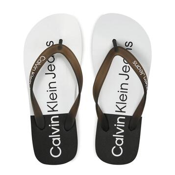 Γυναικεία Σανδάλια Calvin Klein Beach Sandal Flatform Monologo Black/Bright White YW0YW01617-0GM Γυναικεία Σανδάλια Calvin Klein Beach Sandal Flatform Monologo Black/Bright White YW0YW01617-0GM