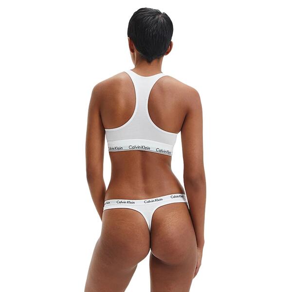 Γυναικείο Μπουστάκι Calvin Klein Unlined Bralette White 0000F3785E-100