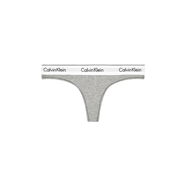 Γυναικείο Εσώρουχο Calvin Klein Thong Grey Heather 0000F3786E-020