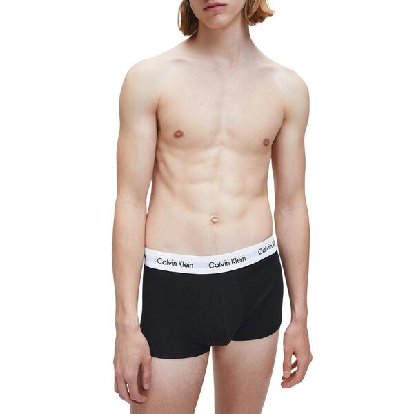 Ανδρικό Εσώρουχο Calvin Klein Low Rise Trunk 3pk Black 0000U2664G-001
