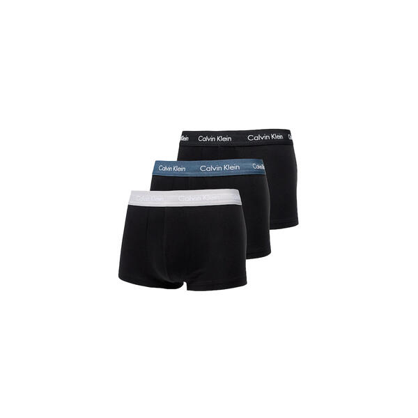 Αντρικά Εσώρουχα Calvin Klein Low Rise Trunk 3Pk Black 0000U2664G-QRV