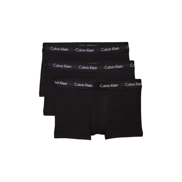 Ανδρικό Εσώρουχο Calvin Klein Low Rise Trunk 3pk Black W Black Wb 0000U2664G-XWB