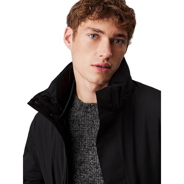 Αντρικό Μπουφάν Calvin Klein Mid Length Tech Mocknk Puffer Black 00040EM541-UB1