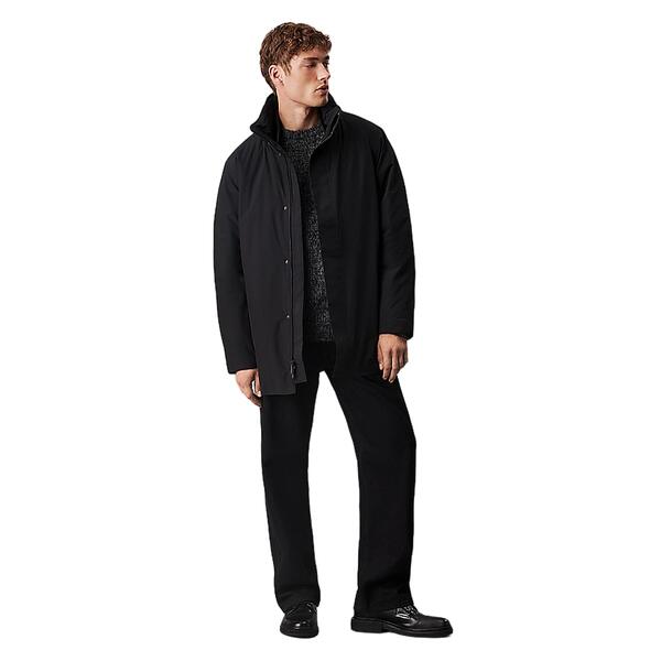 Αντρικό Μπουφάν Calvin Klein Mid Length Tech Mocknk Puffer Black 00040EM541-UB1