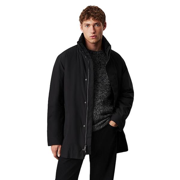 Αντρικό Μπουφάν Calvin Klein Mid Length Tech Mocknk Puffer Black 00040EM541-UB1