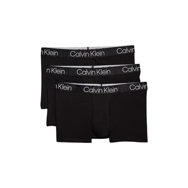Ανδρικά Εσώρουχα Calvin Klein Trunk 3p Black 000NB2970A-7V1