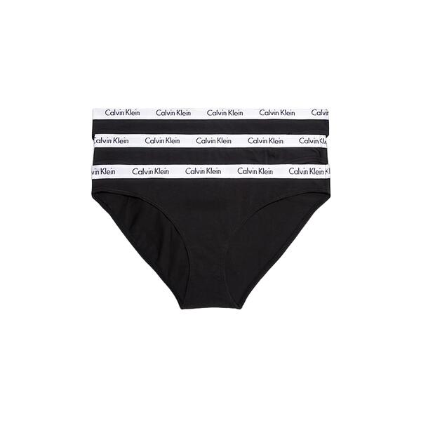 Γυναικεία Εσώρουχα Calvin Klein Bikini 3pk Black 000QD3588E-001
