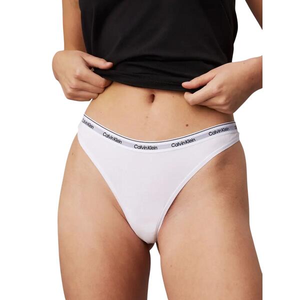 Γυναικείο Εσώρουχο Calvin Klein Thong 3pk Nightshade Lilac Sugar White 000QD5209E-QA7