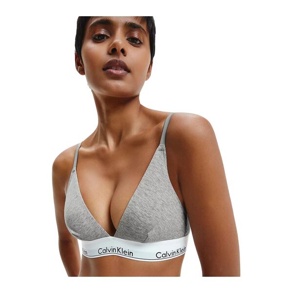 Γυναικείο Εσώρουχο Calvin Klein Light Lined Tringle Grey Heather 000QF5650E-020