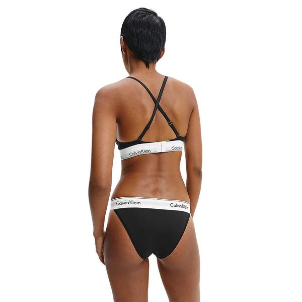 Γυναικείο Εσώρουχο Calvin Klein High Leg Tanga Black 000QF4977A-001