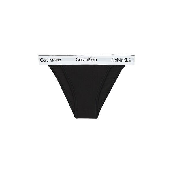 Γυναικείο Εσώρουχο Calvin Klein High Leg Tanga Black 000QF4977A-001