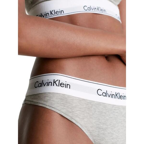 Γυναικείο Εσώρουχο Calvin Klein Tanga Grey Heather 000QF5981E-P7A
