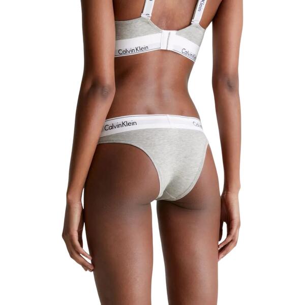 Γυναικείο Εσώρουχο Calvin Klein Tanga Grey Heather 000QF5981E-P7A