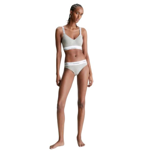 Γυναικείο Εσώρουχο Calvin Klein Tanga Grey Heather 000QF5981E-P7A