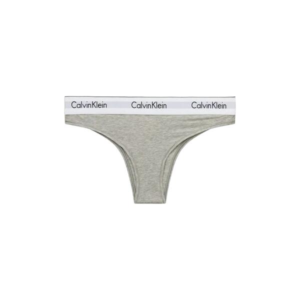 Γυναικείο Εσώρουχο Calvin Klein Tanga Grey Heather 000QF5981E-P7A