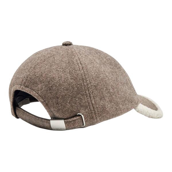 Γυναικείο Καπέλο Calvin Klein Felt/Sherpa Cap W/Chenille Log Demitasse Heather LV04F5092G-BAM