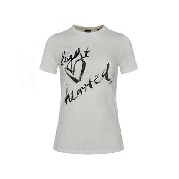 Γυναικείο T-Shirt Boss C Elogo 21 Natural 50540260-104