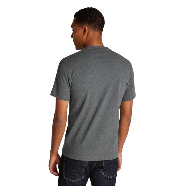 Αντρικό T-shirt Calvin Klein Shadow Embroidered Logo Dark Grey Heather K10K114275-P4E