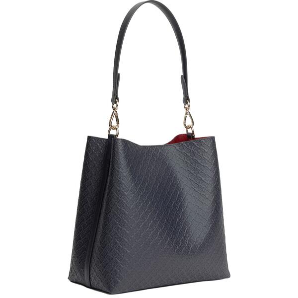 Γυναικεία Τσάντα Ώμου Tommy Hilfiger Th Icon Shoulder Mono Space Blue AW0AW19000-DW6