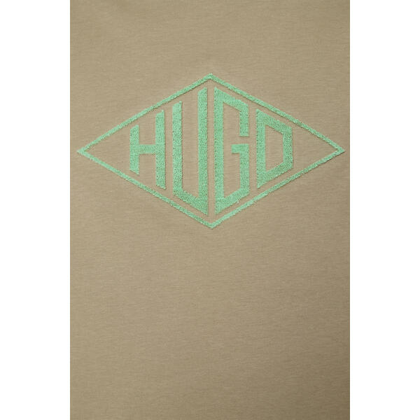 Aνδρικό T-shirt Hugo Dalendi Medium Brown 50534934-219