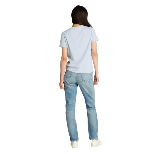 Γυναικείο T-shirt Calvin Klein Woven Label Regular Niagara Mist J20J225243-CUI