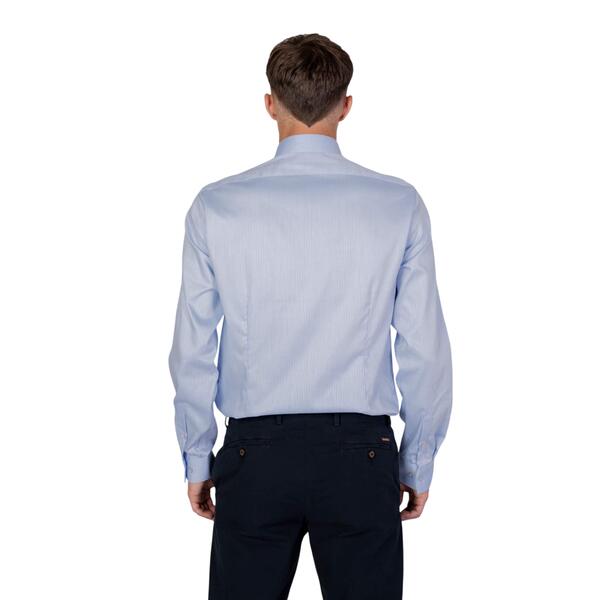 Ανδρικό Πουκάμισο Calvin Klein Stretch Collar Stripe Slim Light Blue K10K110549-0GY