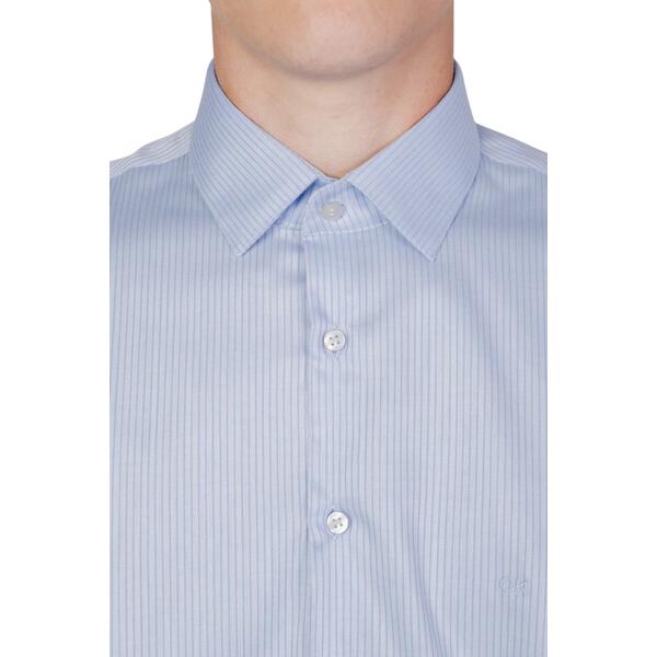 Ανδρικό Πουκάμισο Calvin Klein Stretch Collar Stripe Slim Light Blue K10K110549-0GY