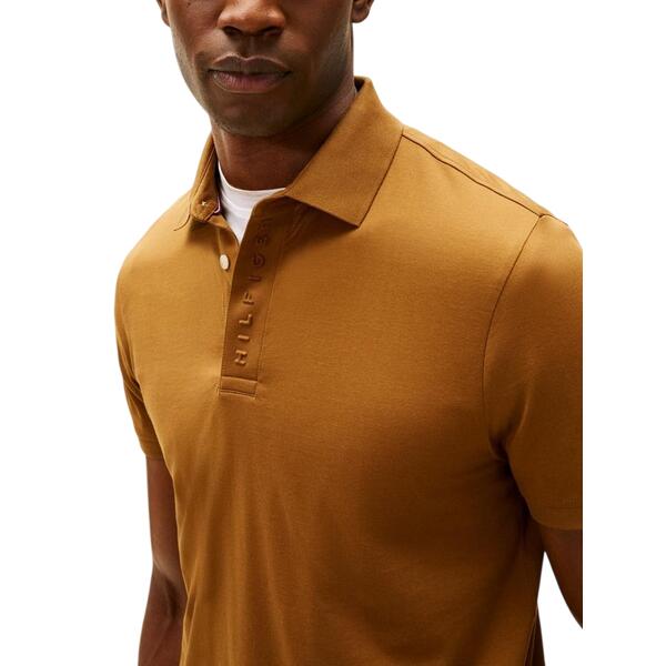 Ανδρικό Polo Tommy Hilfiger Hidden Placket Detail Reg Polo Highland Khaki MW0MW41611-GWP