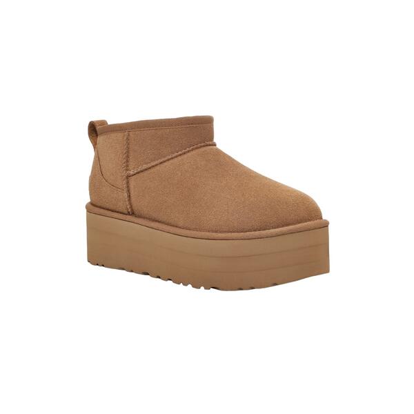 Γυναικεία Μποτάκια Ugg Classic Ultra Mini Platform Chestnut 1135092-CHE