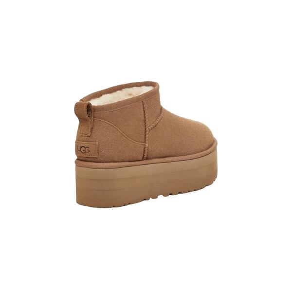 Γυναικεία Μποτάκια Ugg Classic Ultra Mini Platform Chestnut 1135092-CHE