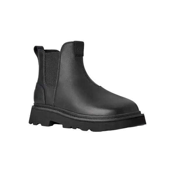 Ανδρικά Μποτάκια UGG Chelsea Lug Leather Black 1172990-BLK