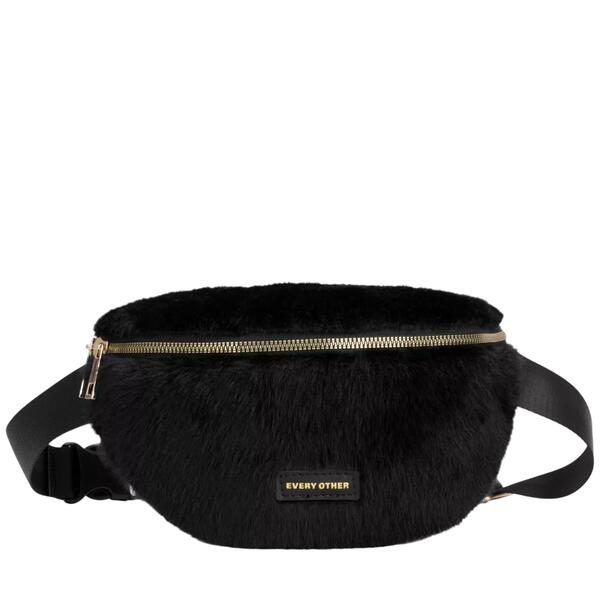 Γυναικεία Τσάντα EVERY OTHER Faux Fur Sling Bag Black 12081-BLACK