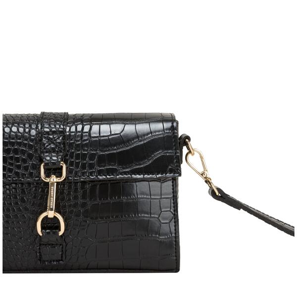 Γυναικεία Τσάντα EVERY OTHER Single Strap Flapover Shouler Bag Black 12095-BLACK