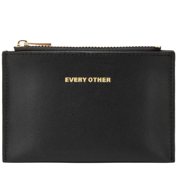 Γυναικεία Καρτοθήκη EVERY OTHER Zip Top Card Holder Black 12101-BLACK