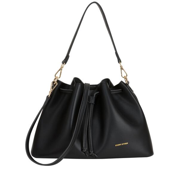 Γυναικεία Τσάντα EVERY OTHER Drawstring Shoulde Crossbody Black 12102-BLACK