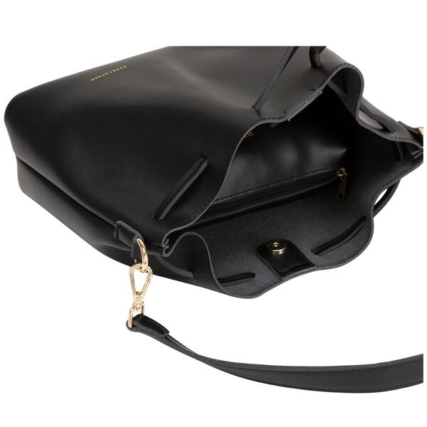 Γυναικεία Τσάντα EVERY OTHER Drawstring Shoulde Crossbody Black 12102-BLACK